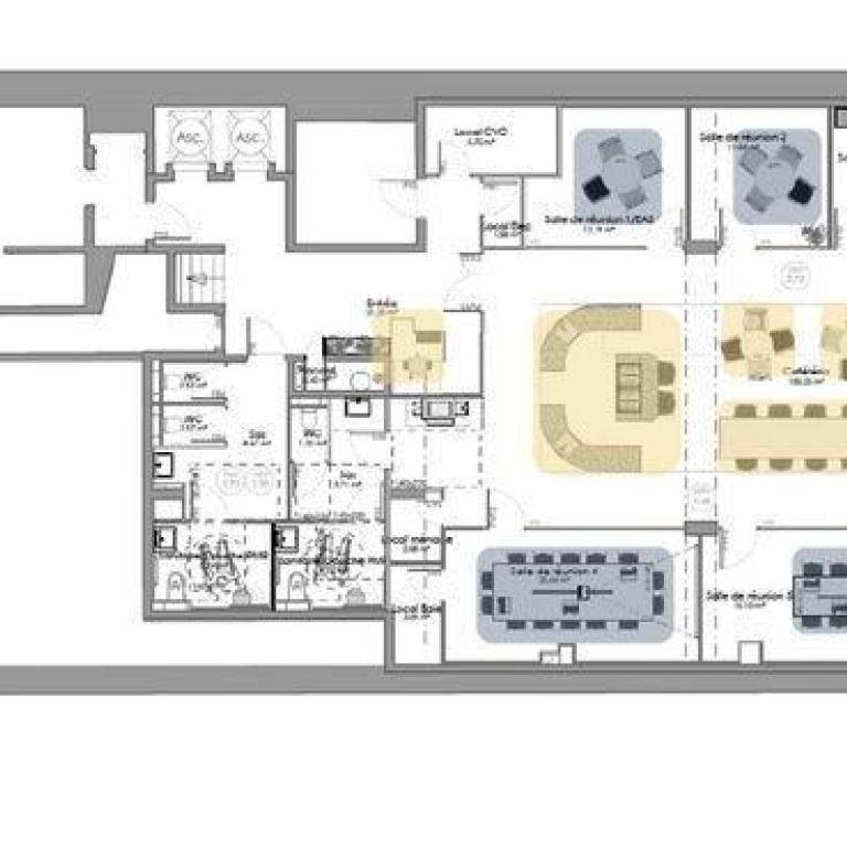 Bureaux à louer de 557m2 