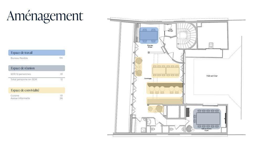 Bureaux à louer de 1561m2 