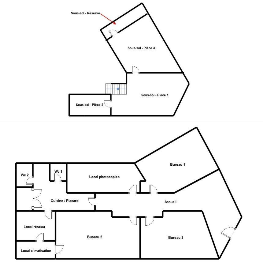 Commerces à louer de 124m2 