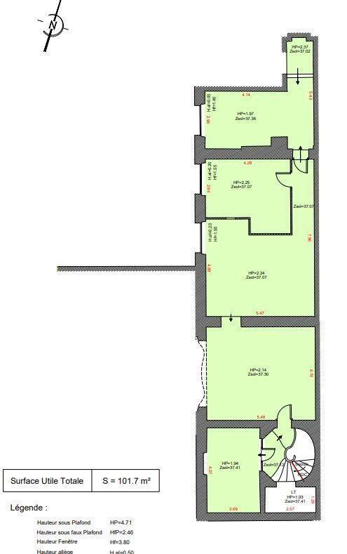 Bureaux à louer de 433m2 