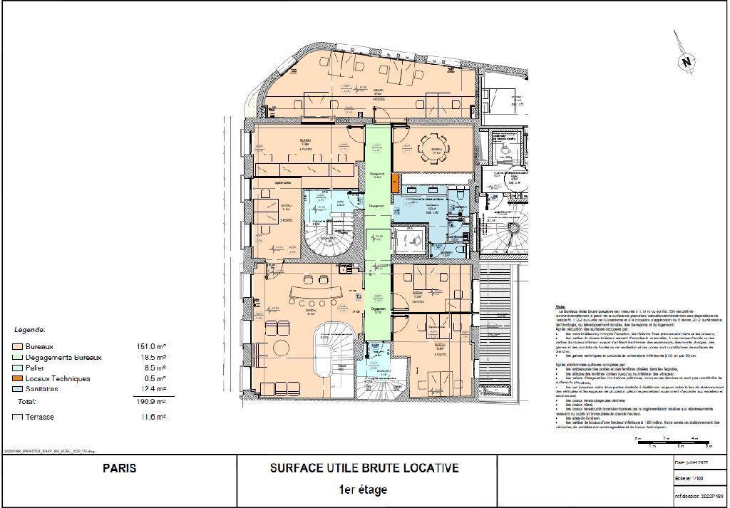 Bureaux, Locaux techniques à vendre de 800m2 