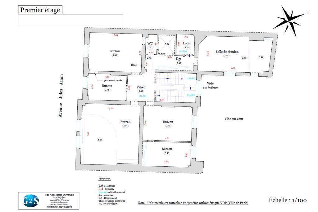 Bureaux à vendre de 649,30m2 