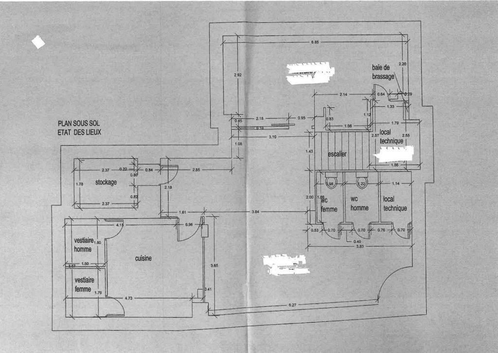 Local commercial à vendre de 222m2 