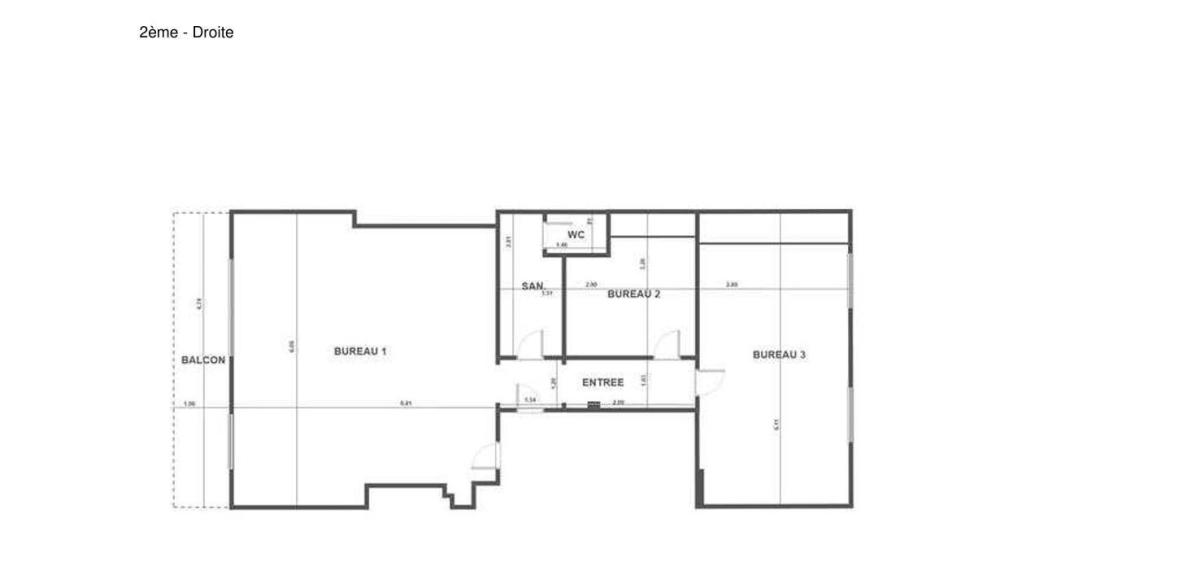 Bureaux à vendre - Lots divisibles de 45 m² à 75 m²