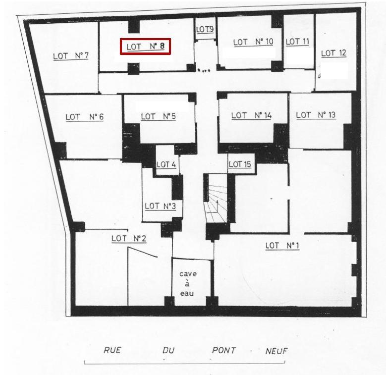Bureaux 154 m² avec terrasse privative de 50 m² - 1er Rue du Pont Neuf