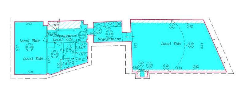 Bureaux, Commerces à vendre de 342,70m2 